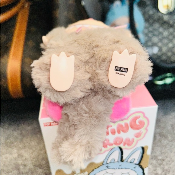 Custom Zimomo Labubu with Pink Bow - Picture 7 of 8